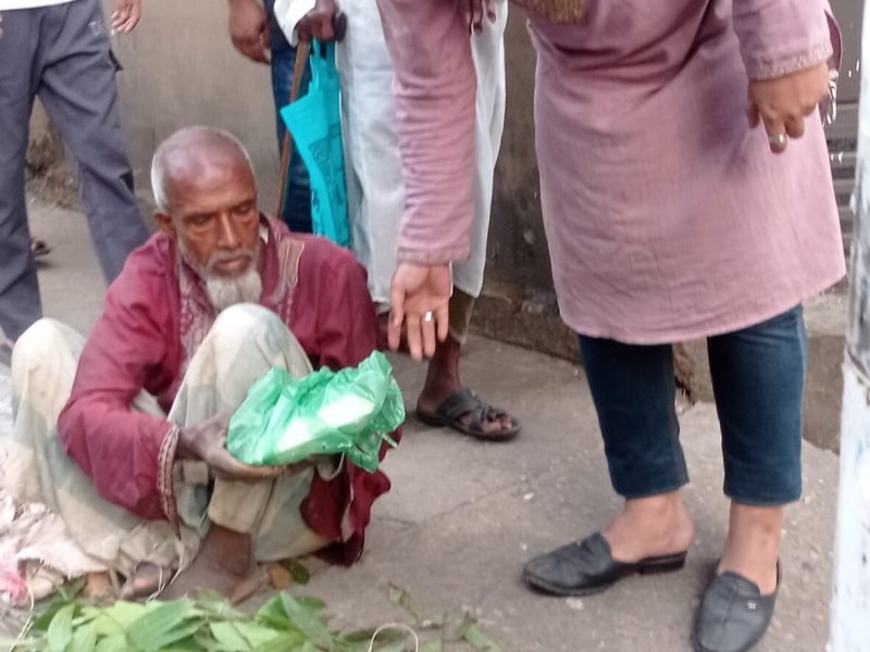 Food,Cloth and Rickshaw distribution program among the poor-11