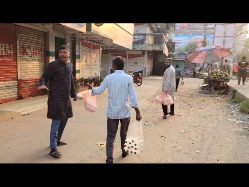 Food,Cloth and Rickshaw distribution program among the poor-16