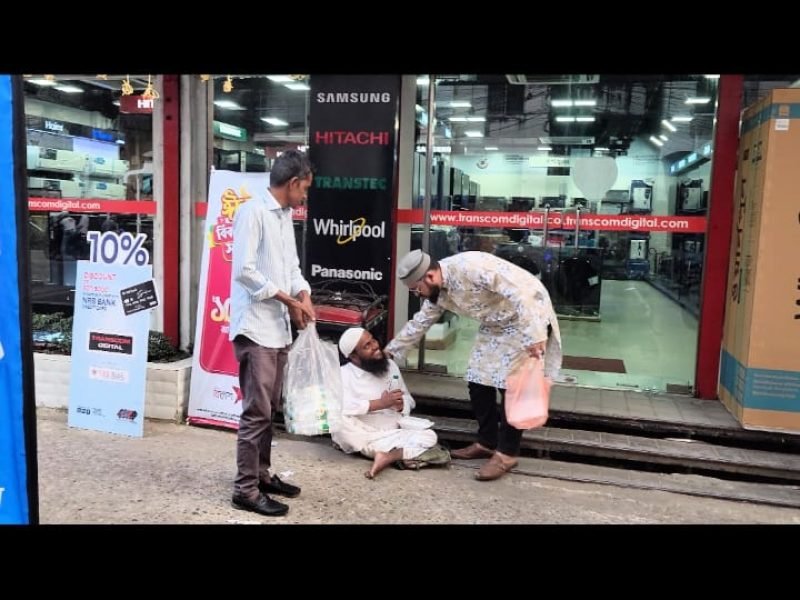 Food,Cloth and Rickshaw distribution program among the poor-17