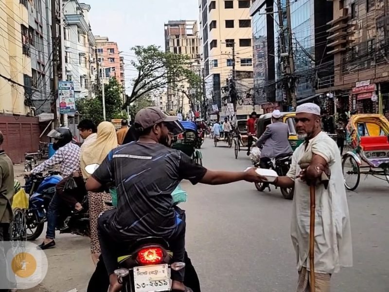 Food,Cloth and Rickshaw distribution program among the poor-8