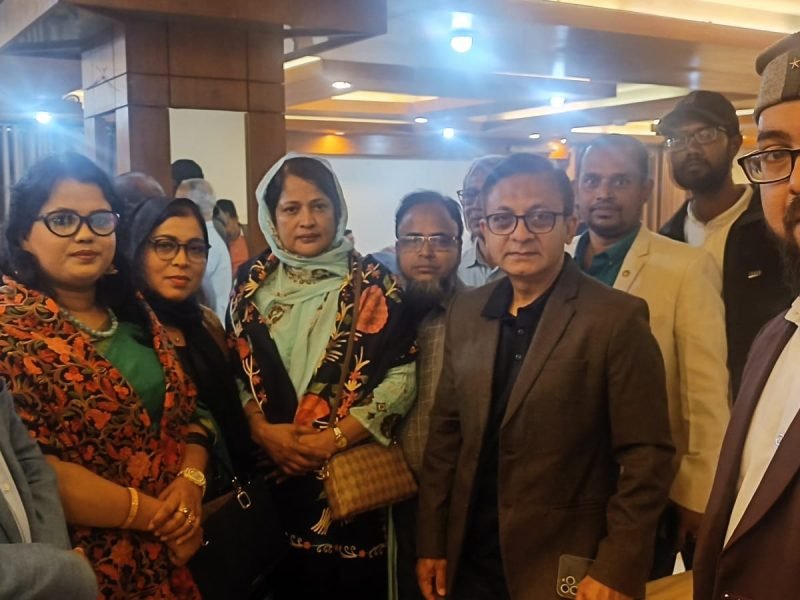 With Mr. Abdul Muktadir Minister of Commerce, and Minister of Textiles and Jute of Bangladesh