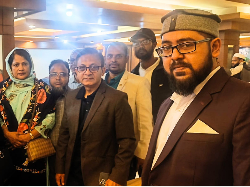 With Mr. Abdul Muktadir Minister of Commerce, and Minister of Textiles and Jute of Bangladesh